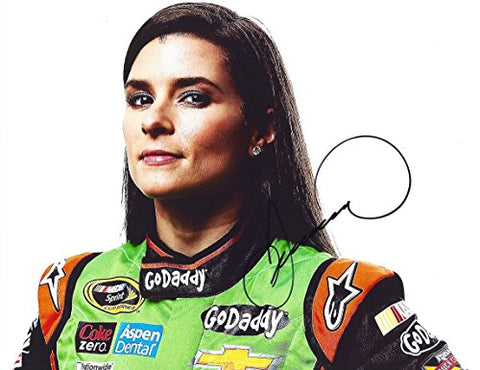AUTOGRAPHED 2015 Danica Patrick #10 GoDaddy Racing Team (Stewart-Haas) Media Day Pose 9X11 Signed Picture NASCAR Glossy Photo with COA
