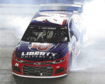 AUTOGRAPHED 2020 William Byron #24 Liberty University Racing DAYTONA RACE WIN (Victory Burnout) Hendrick Motorsports NASCAR Cup Series Signed Picture 8X10 Inch Glossy Photo with COA