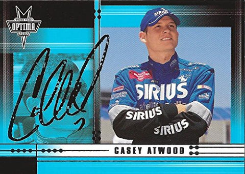 AUTOGRAPHED Casey Atwood 2002 Press Pass Optima Racing (#7 Sirius Radio Team) Winston Cup Series Signed NASCAR Collectible Trading Card with COA