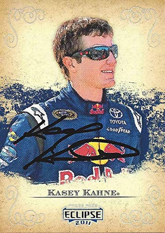 AUTOGRAPHED Kasey Kahne 2011 Press Pass Eclipse Racing (#4 Red Bull Racing Toyota Team) Sprint Cup Series Signed NASCAR Collectible Trading Card with COA