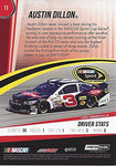 AUTOGRAPHED Austin Dillon 2015 Press Pass Racing Cup Chase Edition (#3 Dow Team) Rare Blue Parallel Insert Signed NASCAR Collectible Trading Card with COA #19/25