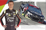 AUTOGRAPHED 2017 Kasey Kahne #5 Great Clips Racing (Hendrick Motorsports) Monster Energy Cup Series Signed Collectible Picture NASCAR 7X11 Inch Hero Card Photo with COA