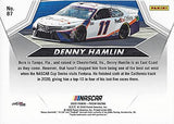 AUTOGRAPHED Denny Hamlin 2020 Panini Prizm POWERTRAIN (#11 FedEx Team) Joe Gibbs Racing NASCAR Cup Series Insert Signed Collectible Trading Card with COA
