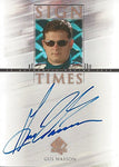 AUTOGRAPHED Gus Wasson 2000 Upper Deck SP Authentic Racing SIGN OF THE TIMES (Blue-Ink Signature) Insert Signed NASCAR Collectible Trading Card