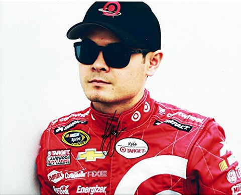 AUTOGRAPHED 2015 Kyle Larson #42 Target Racing (Ganassi Team) Pre-Race 8X10 Signed Picture NASCAR Glossy Photo with COA