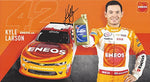 AUTOGRAPHED 2016 Kyle Larson #42 Eneos Racing (Ganassi Team) Chevrolet Camaro Xfinity Series 6X11 Inch Signed Picture NASCAR Hero Card Photo with COA