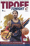 AUTOGRAPHED 2015 J.R. Smith #5 Cleveland Cavaliers Basketball TIPOFF TONIGHT GAME PROGRAM (Official Program of the Cavs) 6X9 Inch Signed Rare Collectible Game Guide with COA & Hologram