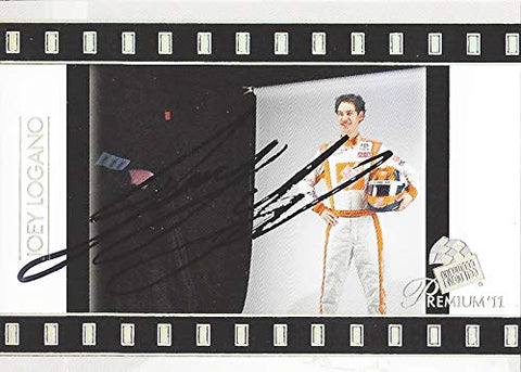 AUTOGRAPHED Joey Logano 2011 Press Pass Premium Racing STUDIO INSIDER (#20 The Home Depot Team) Joe Gibbs Toyota Signed NASCAR Collectible Trading Card with COA