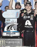 AUTOGRAPHED 2019 Alex Bowman #88 Axalta Racing CHICAGOLAND SPEEDWAY RACE WINNER (Victory Lane Trophy) Signed Collectible Picture NASCAR 8X10 Inch Glossy Photo with COA