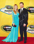 AUTOGRAPHED 2014 Dale Earnhardt Jr. #88 National Guard Racing LAS VEGAS AWARDS CEREMONY (Posing with Wife) Sprint Cup Series Signed Collectible Picture NASCAR 9X11 Inch Glossy Photo with COA