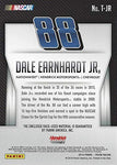 AUTOGRAPHED Dale Earnhardt Jr. 2016 Panini Prizm Racing RACE-USED TIRE (#88 Nationwide Team) Hendrick Motorsports Chrome Insert Signed NASCAR Collectible Trading Card with COA