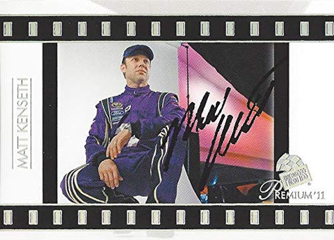 AUTOGRAPHED Matt Kenseth 2011 Press Pass Premium Racing STUDIO INSIDER (#17 Crown Royal Team) Roush Sprint Cup Series Signed NASCAR Collectible Trading Card with COA