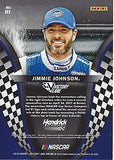 AUTOGRAPHED Jimmie Johnson 2018 Panini Victory Lane Racing PAST WINNERS (2017 Bristol Win) Hendrick Motorsports Signed NASCAR Collectible Trading Card with COA