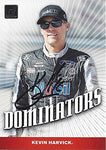 AUTOGRAPHED Kevin Harvick 2020 Panini Donruss DOMINATORS (#4 Mobil 1 Team) Stewart-Haas Racing NASCAR Cup Series Insert Signed Collectible Trading Card with COA