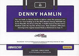 AUTOGRAPHED Denny Hamlin 2018 Panini Donruss Racing (#11 FedEx Team) Monster Cup Series Signed Collectible NASCAR Trading Card with COA