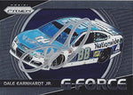 AUTOGRAPHED Dale Earnhardt Jr. 2018 Panini Prizm Racing G FORCE (#88 Nationwide Team) Hendrick Motorsports Insert Signed NASCAR Collectible Trading Card with COA