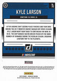 AUTOGRAPHED Kyle Larson 2019 Panini Donruss Racing (#42 Credit One Bank Ganassi Team) Monster Energy Cup Series Signed NASCAR Collectible Trading Card with COA