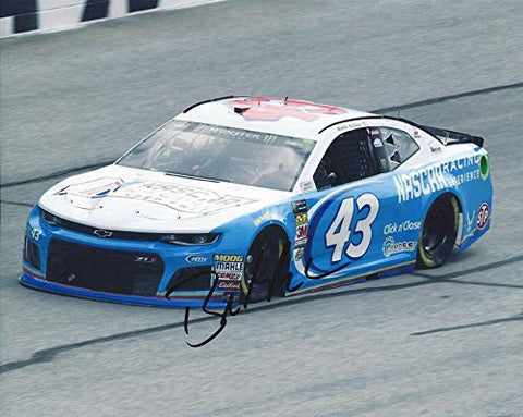 AUTOGRAPHED 2019 Bubba Wallace #43 NASCAR Racing Experience (Richard Petty Motorsports) Monster Cup Series Signed Collectible Picture 8X10 Inch NASCAR Glossy Photo with COA