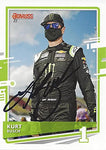 AUTOGRAPHED Kurt Busch 2021 Panini Donruss (#1 Monster Team) Chip Ganassi Racing Monster Cup Series Signed NASCAR Collectible Trading Card with COA