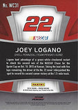 AUTOGRAPHED Joey Logano 2016 Panini Prizm Racing WINNERS CIRCLE KANSAS WIN (#22 Shell Pennzoil) Team Penske Sprint Cup Series Signed NASCAR Collectible Trading Card with COA