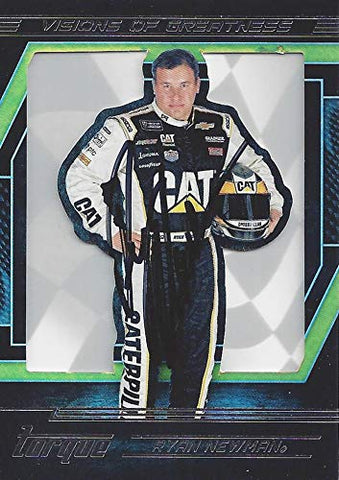 AUTOGRAPHED Ryan Newman 2017 Panini Torque Racing VISIONS OF GREATNESS (#31 Caterpillar RCR Team) Insert Signed NASCAR Collectible Trading Card with COA