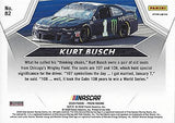 AUTOGRAPHED Kurt Busch 2020 Panini Prizm POWERTRAIN RARE PRIZM (#1 Monster Team) Chip Ganassi Racing Monster Cup Series Insert Signed NASCAR Collectible Trading Card with COA