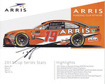 AUTOGRAPHED 2018 Daniel Suarez #21 Arris Motorsports Team 2017 ROOKIE HIGHLIGHTS (Joe Gibbs Racing) Monster Energy Cup Series Picture 8X10 Inch Signed NASCAR Collectible Hero Card Photo with COA