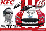 AUTOGRAPHED 2016 Greg Biffle #16 Kentucky Fried Chicken Racing KFC NASHVILLE HOT (Daytona International Speedway) 4X6 Inch Signed Picture NASCAR Hero Card Photo with COA