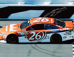 AUTOGRAPHED 2015 Jeb Burton #26 Live Deals Racing (Nasdaq) DAYTONA 500 Rookie 9X11 NASCAR Glossy Photo with COA