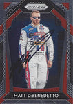 AUTOGRAPHED Matt DiBenedetto 2020 Panini Prizm (#21 Motorcraft Team) Wood Brothers Racing NASCAR Cup Series Signed Collectible Trading Card with COA