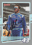 AUTOGRAPHED Bubba Wallace 2021 Panini Donruss Racing (#43 World Wide Technology Team) Richard Petty Motorsports Gray Parallel Signed Collectible NASCAR Trading Card with COA