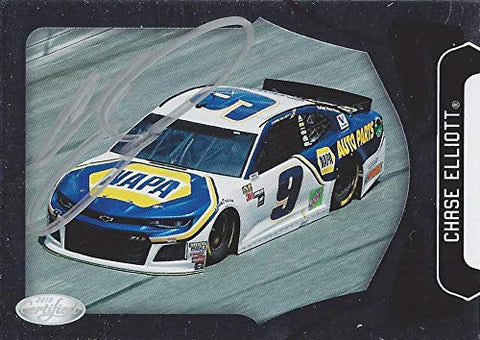 AUTOGRAPHED Chase Elliott 2018 Panini Certified Racing (#9 NAPA Auto Parts Team) Hendrick Motorsports Monster Cup Series Chrome Signed Collectible NASCAR Trading Card with COA