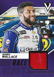 Darrell 'Bubba' Wallace Jr. 2018 Panini Victory Lane Racing RACE READY (#43 Click n' Close Team) ROOKIE RACE-USED SHEETMETAL RELIC Monster Energy Cup Series Collectible NASCAR Trading Card #24/25