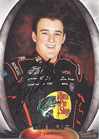 AUTOGRAPHED Ty Dillon 2012 Press Pass Ignite (#3 Bass Pro Shops Racing) RCR Camping World Truck Series Signed Collectible NASCAR Trading Card with COA