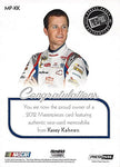 KASEY KAHNE 2012 Press Pass Showcase Racing MASTERPIECES (3-Color Firsuit & Sheetmetal) Hendrick Rare Insert Collectible NASCAR Trading Card (#68 of 99)