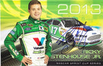 AUTOGRAPHED 2013 Ricky Stenhouse Jr. #17 Valvoline NextGen Racing SIGNED 4X6 NASCAR Promo Hero Card w/COA