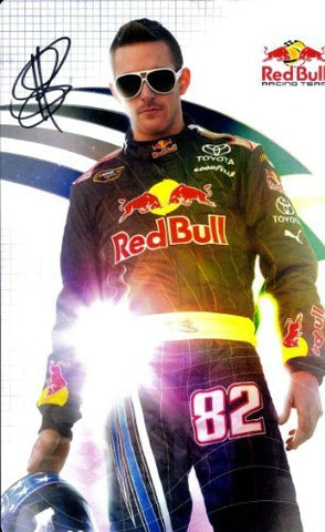 AUTOGRAPHED 2009 Scott Speed #82 Red Bull Racing (Sprint Cup Series) Signed NASCAR Photo Hero Card with COA