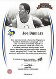 JOE DUMARS 2007 Press Pass Legends Basketball SATURDAY SIGNATURES AUTOGRAPH (Detroit Pistons Legend) Rare Insert NBA Collectible Basketball Trading Card