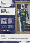 AUTOGRAPHED Jimmie Johnson 2019 Panini Donruss Optic Racing RACE KINGS RARE PRIZM (#48 Lowes Team) Hendrick Motorsports Insert Signed NASCAR Collectible Trading Card with COA