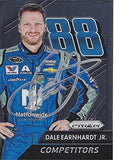 AUTOGRAPHED Dale Earnhardt Jr. 2016 Panini Prizm Racing COMPETITORS (#88 Nationwide Team) Hendrick Motorsports Insert Signed NASCAR Collectible Trading Card with COA