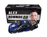 2X AUTOGRAPHED 2019 Alex Bowman & Greg Ives #88 Nationwide Camaro RARE COLOR CHROME Dual Signed 1/24 NASCAR Diecast Car with COA (#25 of only 72 produced)