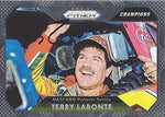 AUTOGRAPHED Terry Labonte 2016 Panini Prizm Racing CHAMPIONS (#5 Kelloggs Team) Hendrick Motorsports Winston Cup Series Chrome Signed NASCAR Collectible Trading Card with COA