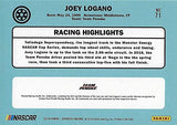 AUTOGRAPHED Joey Logano 2019 Panini Donruss Optic Racing (#22 Shell Pennzoil Team Penske) Monster Cup Series Chrome Signed NASCAR Collectible Trading Card with COA