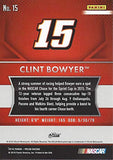 AUTOGRAPHED Clint Bowyer 2016 Panini Prizm Racing (#15 HScott Motorsports Driver) 5-Hour Energy Sprint Cup Series Chrome Signed NASCAR Collectible Trading Card with COA