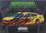 AUTOGRAPHED Joey Logano 2020 Panini Prizm Racing POWERTRAIN (#22 Shell Pennzoil) Team Penske NASCAR Cup Series Signed Collectible Trading Card with COA