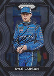 AUTOGRAPHED Kyle Larson 2018 Panini Prizm (#42 Credit One Bank) Chip Ganassi Racing Monster Cup Series Signed NASCAR Collectible Trading Card with COA
