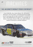 AUTOGRAPHED Jimmie Johnson 2011 Press Pass Premium Racing MACHINES (#48 Kobalt Tools Team) Hendrick Motorsports Signed NASCAR Collectible Trading Card with COA