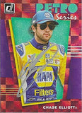 AUTOGRAPHED Chase Elliott 2020 Panini Donruss Racing RETRO SERIES (#9 NAPA Team) Rare Parallel Insert Signed Collectible NASCAR Trading Card with COA