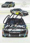 AUTOGRAPHED Carl Edwards 2011 Press Pass Premium Racing MACHINES (#99 Aflac Team) Roush-Fenway Sprint Cup Series Ford Fusion Signed NASCAR Collectible Trading Card with COA