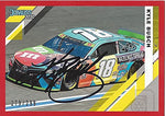 AUTOGRAPHED Kyle Busch 2020 Panini Donruss RED PARALLEL (#18 M&Ms Hazelnut Spread) Joe Gibbs Racing NASCAR Cup Series Insert Signed Collectible NASCAR Trading Card with COA #279/299